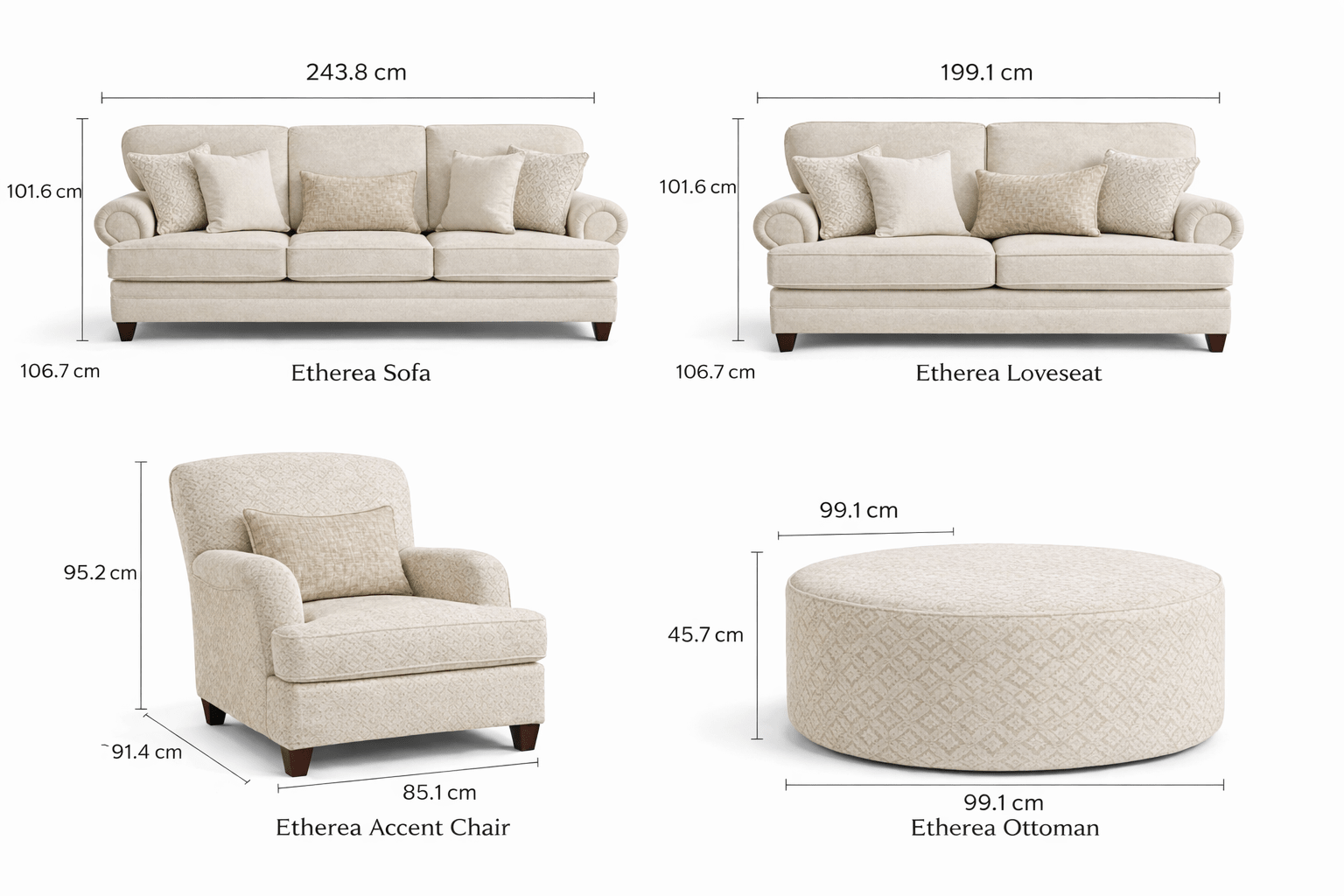 Etherea sofa set