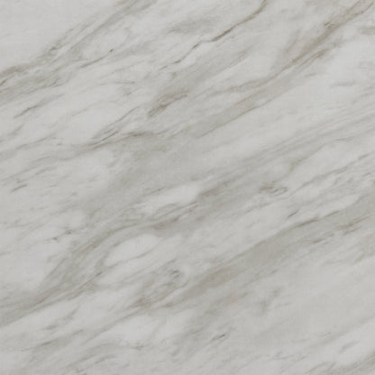 Everdeen Dining Table w/ White Faux Marble Top in Charcoal