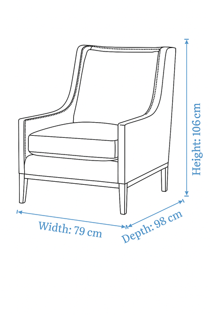 Fatima Roze Accent Chair