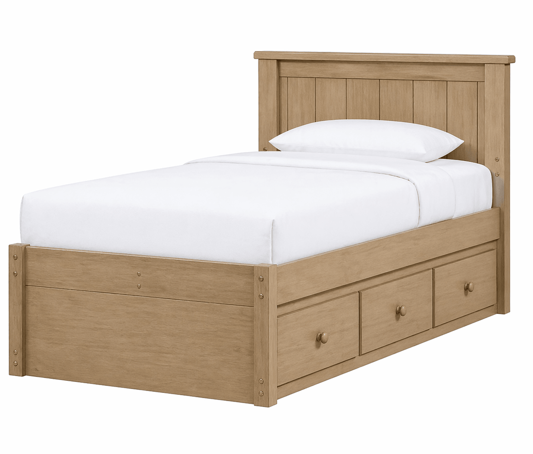 Fillmore Full Single Bed w/ 3 Drawer Storage