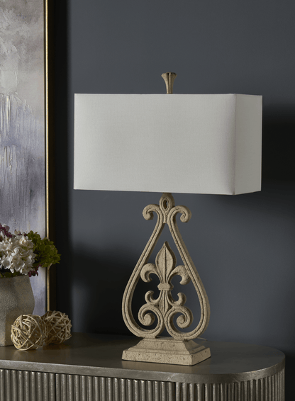 Fleur De Lis Table Lamp