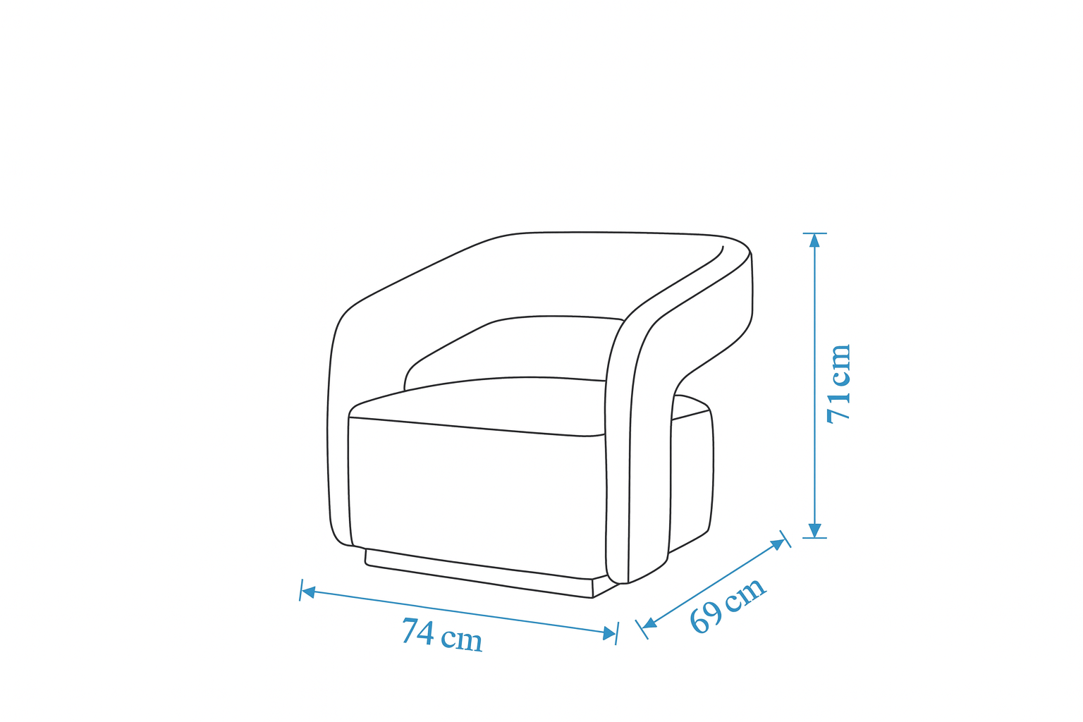 Florence Off White Accent Chair