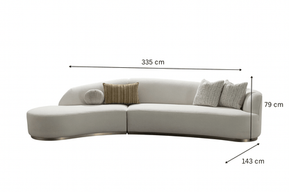 Florence Off White Sectional
