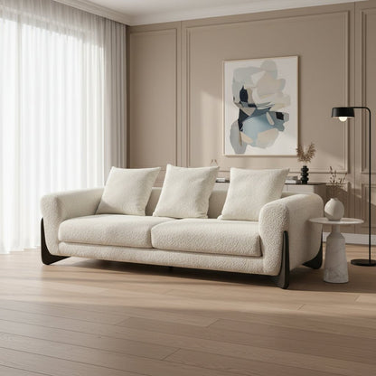 Floux White Sofa