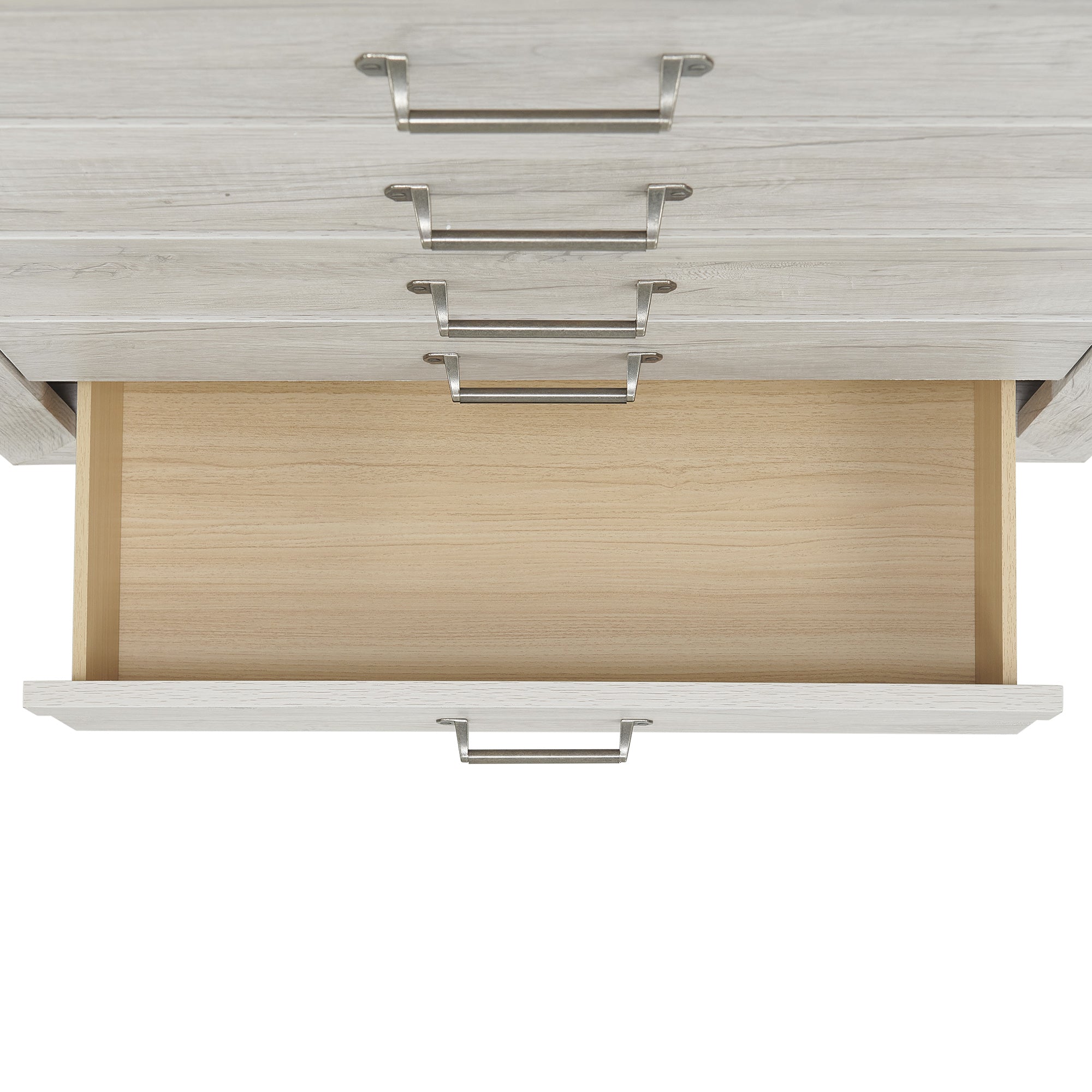 Fort Worth 5-Drawer Chest in White (Sturdy Act)
