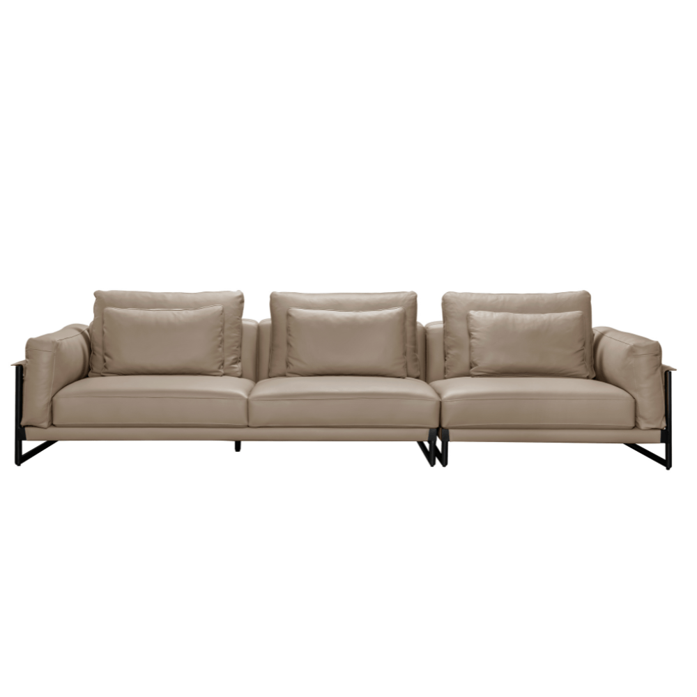 Frost Light Beige Sofas (324cm)
