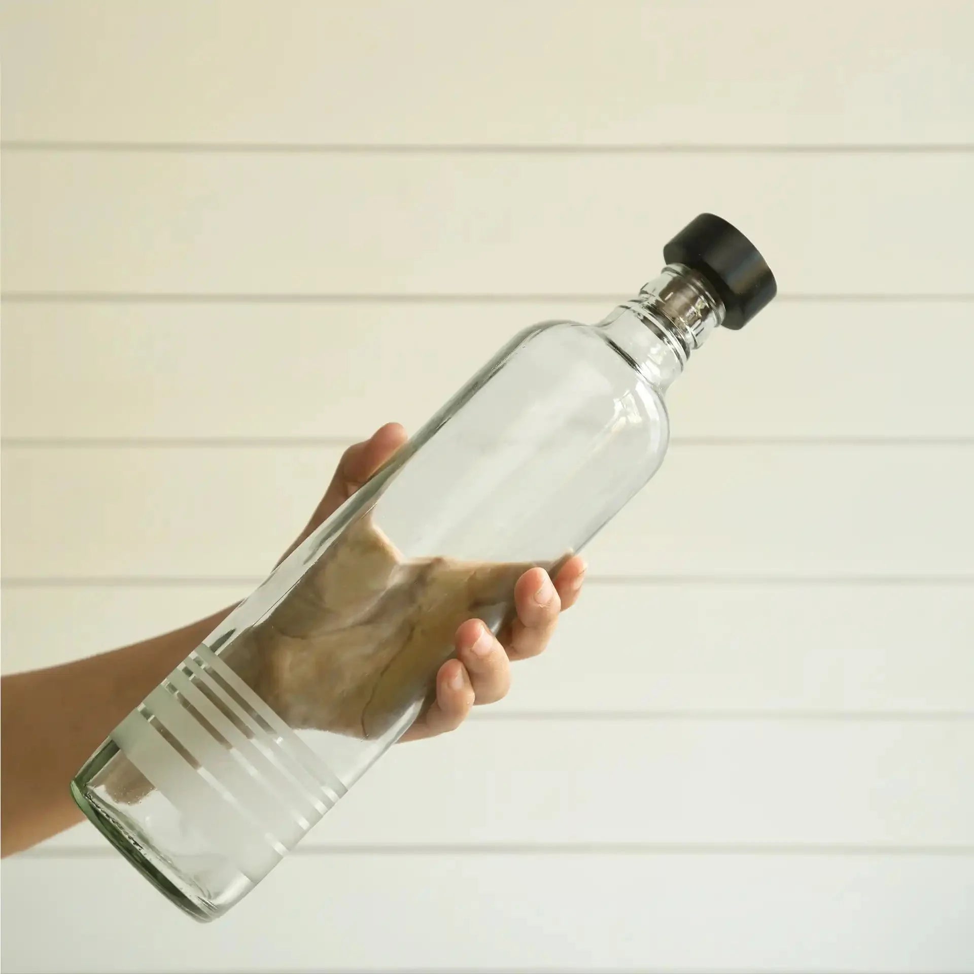 Frosted Rings Water Bottle Set of Two