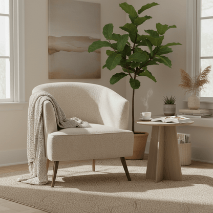 Gabriel Beige Accent Chair