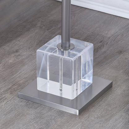 Gayna Brushed Silver End Table