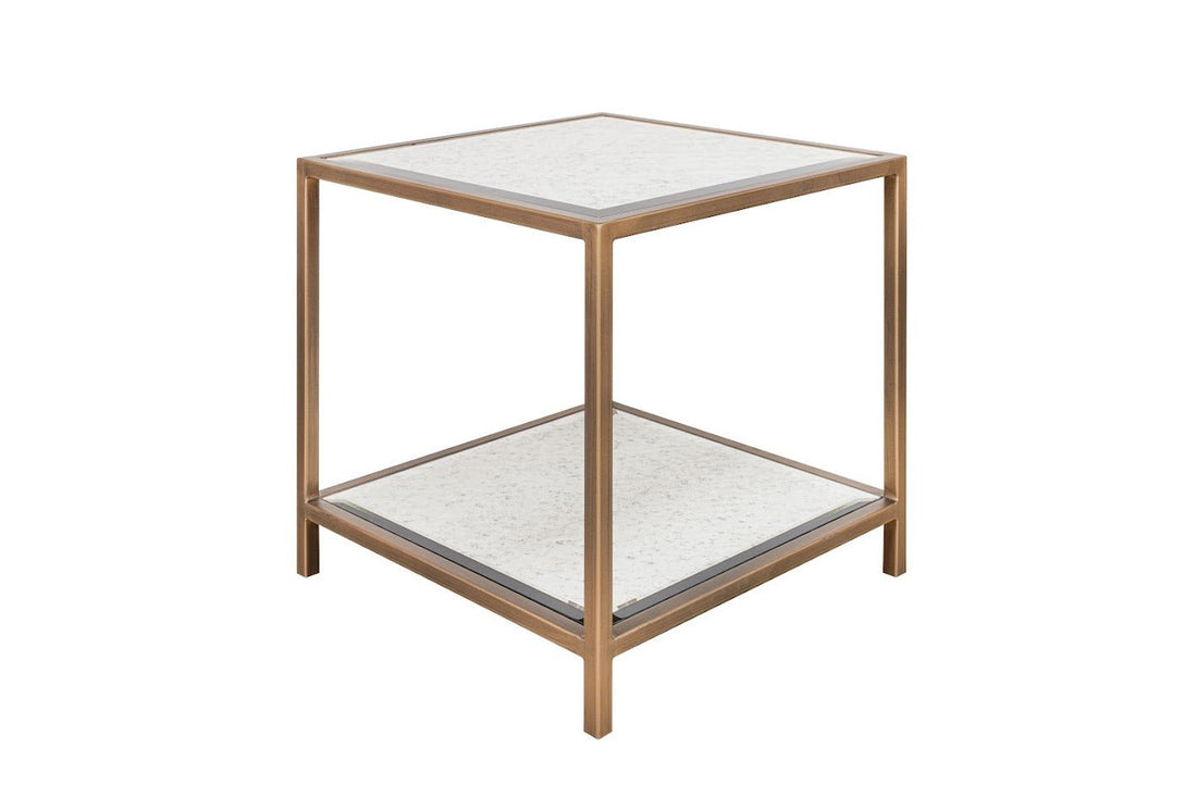 Glass Elegance Gold Side table
