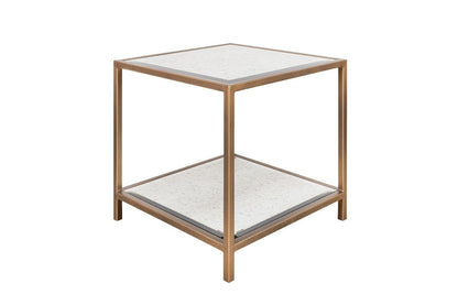 Glass Elegance Gold Side table