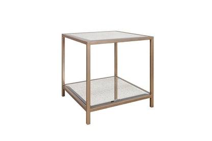 Glass Elegance Gold Side table