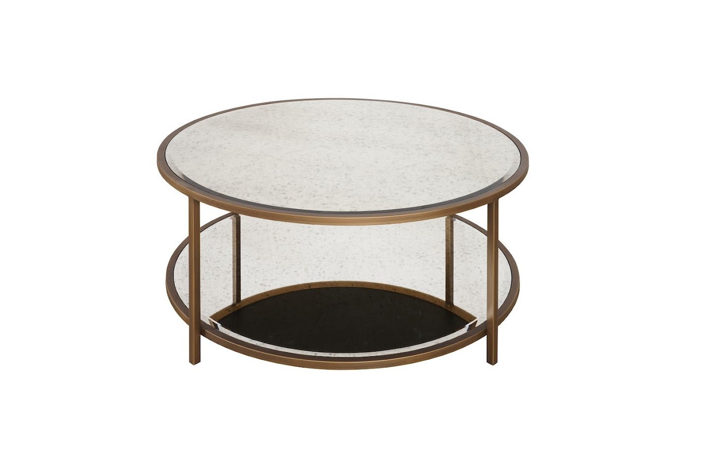 Glass Elegance Round Coffe table