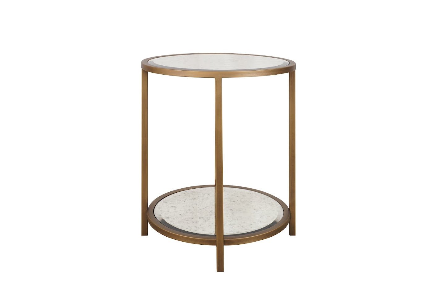 Glass Elegance Round Side table