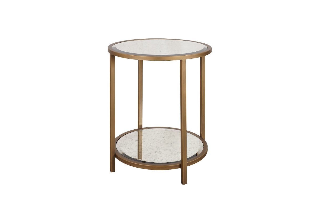 Glass Elegance Round Side table