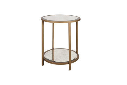 Glass Elegance Round Side table