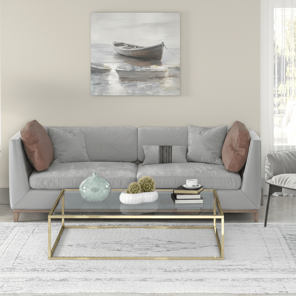 Glass SQUARE COFFEE TABLE