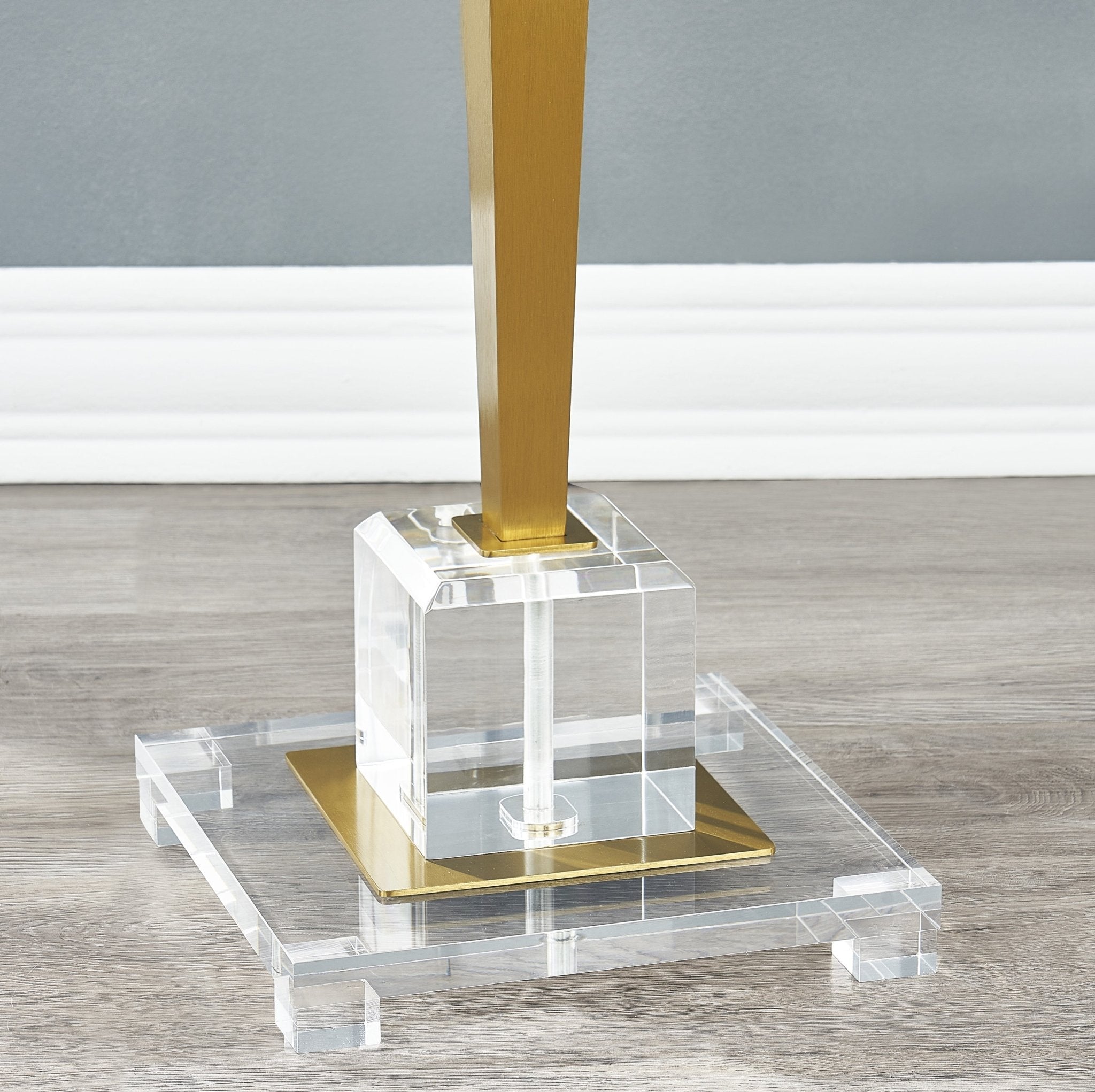 Gold Accent table Acrylic Top