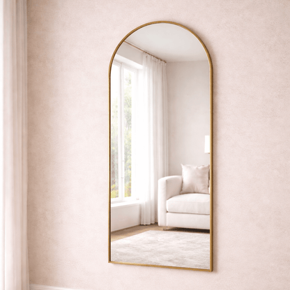 Gold Arch Body Mirror