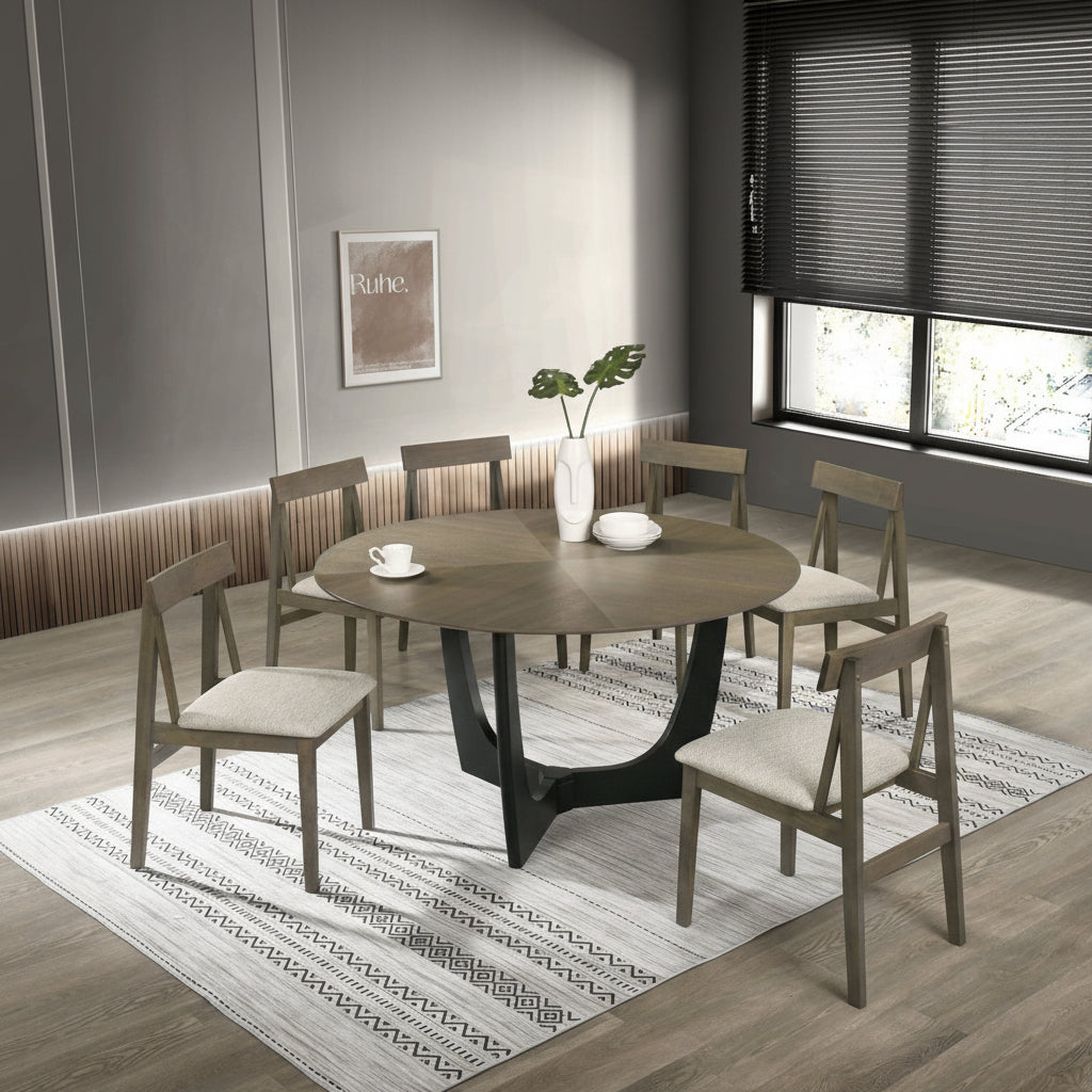 Grace Antique Oak Dining Table