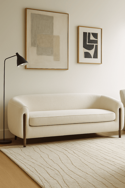Grace Beige Loveseat (188Cm)