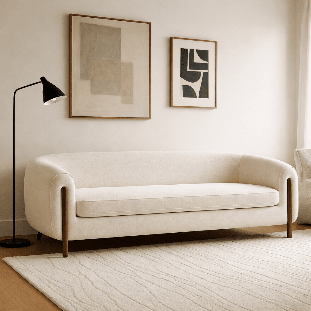Grace Beige Loveseat (188Cm)