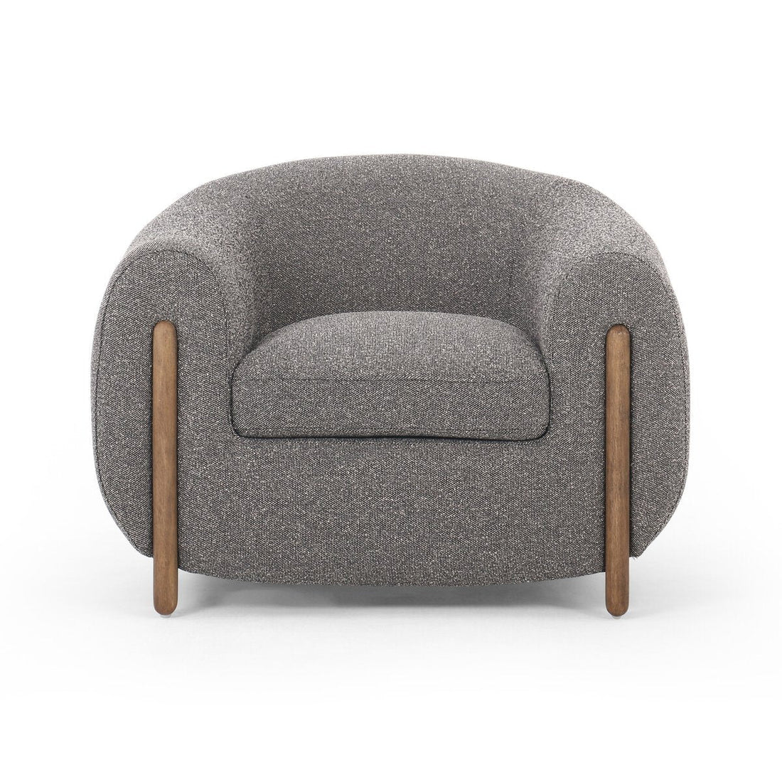 Grace Grey Boucle Arm Chair (96cm)