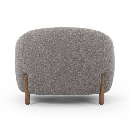 Grace Grey Boucle Arm Chair (96cm)