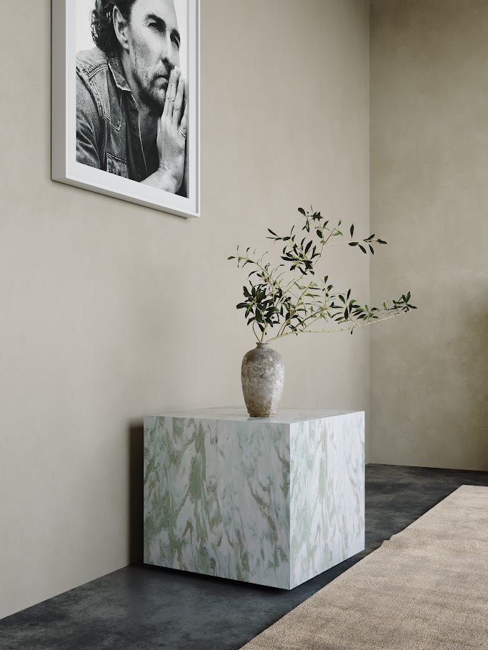 Green Onyx Side Table
