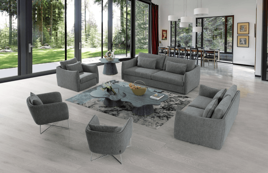 Grey Block Chair