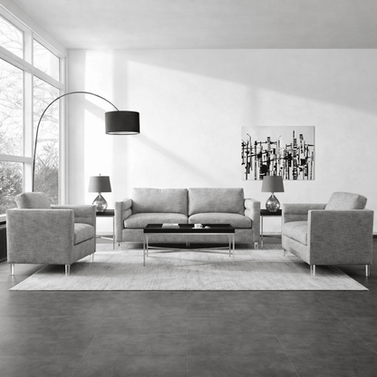 Grey Cloud Loveseat