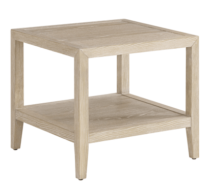 Grey Oak Wood Side Table