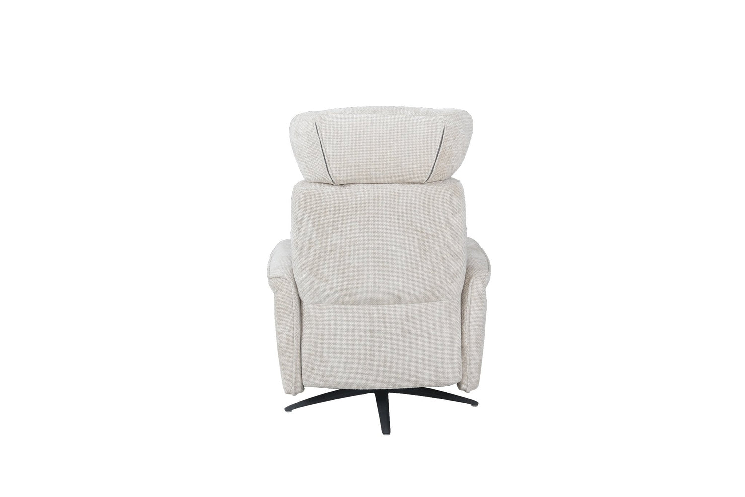 Grey Polyester Manual Recliner