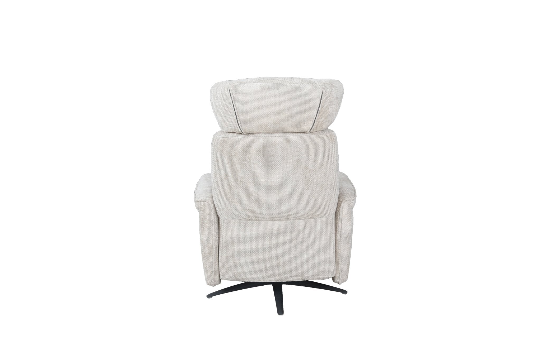 Grey Polyester Manual Recliner