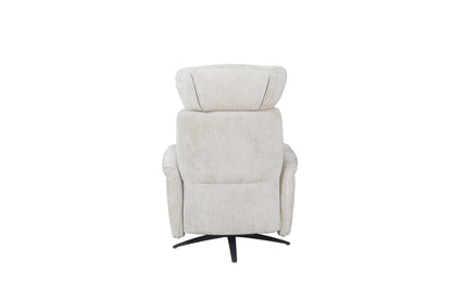 Grey Polyester Manual Recliner