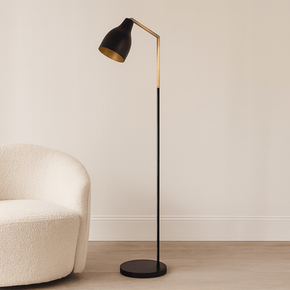 Guldsvart Floor Lamp