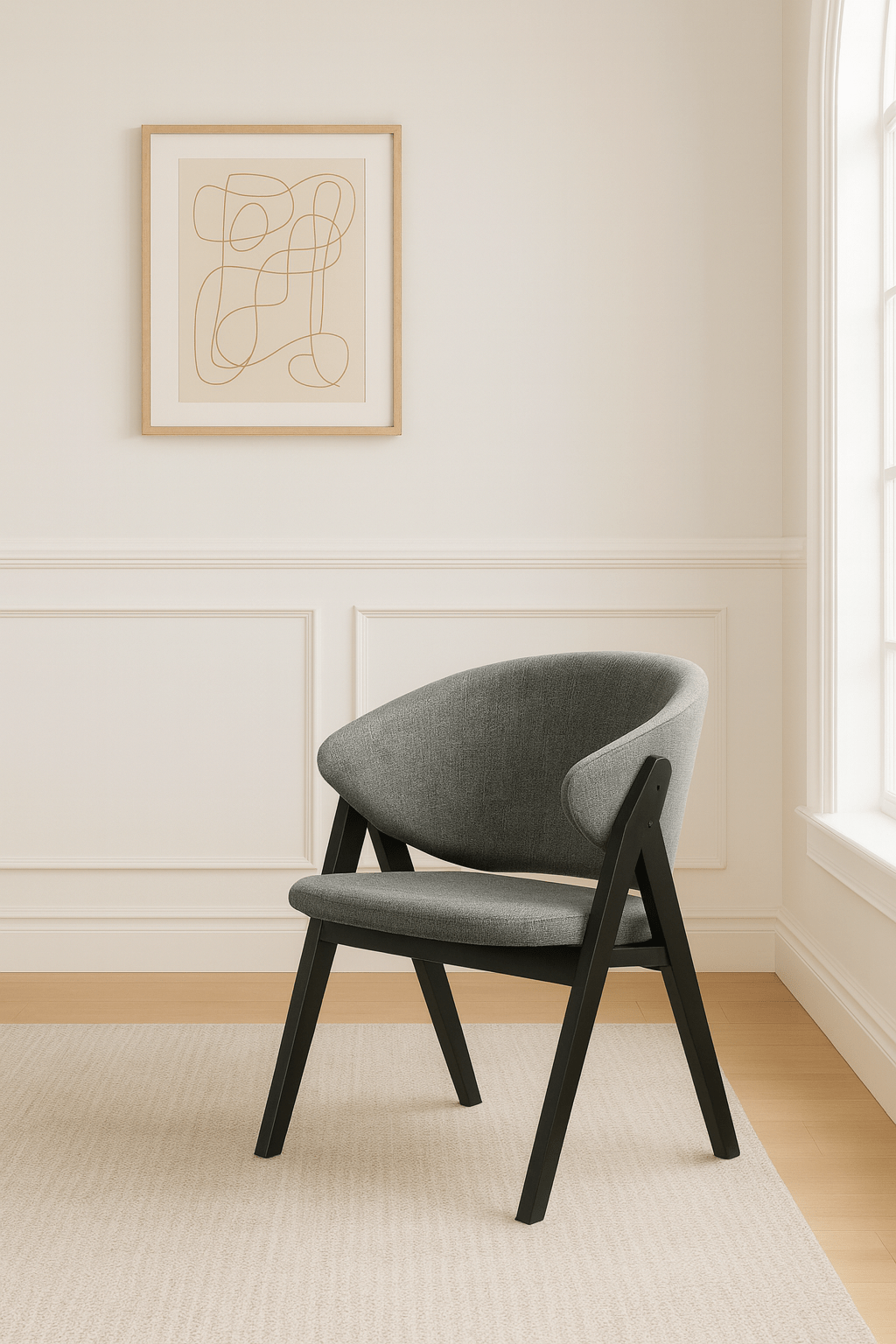 Hana Dark Gray Dining Chair