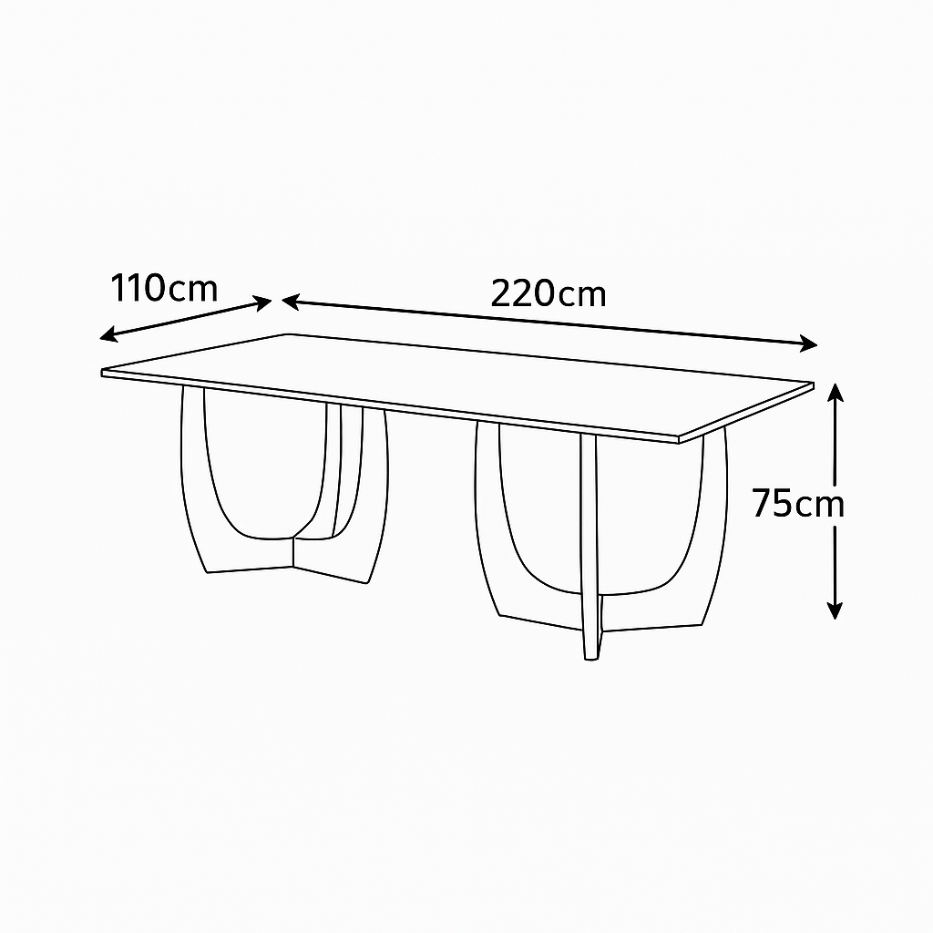 Hana White Marble Dining Table 8
