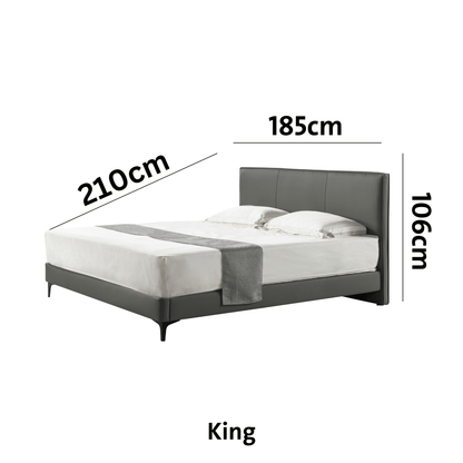 Starlit Sleeper Grey King Bed x W196