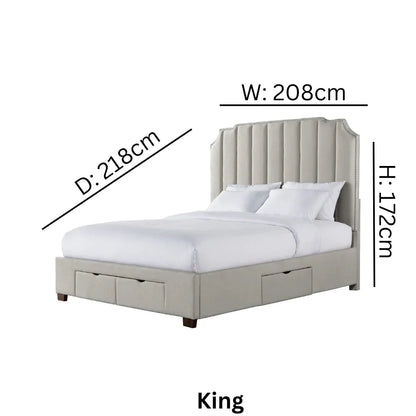 Harper Grey Bed