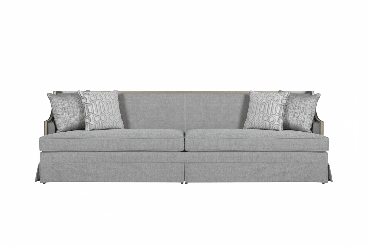 Harper Quartz Straight XXXL Sofa Skirting