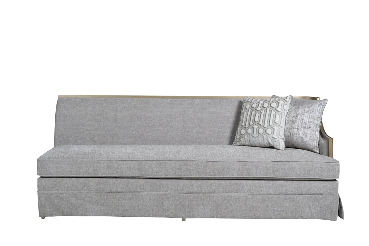 Harper Quartz Straight XXXL Sofa Skirting
