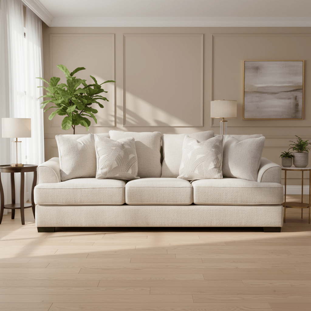 Harvey Cream Sofa (240cm)