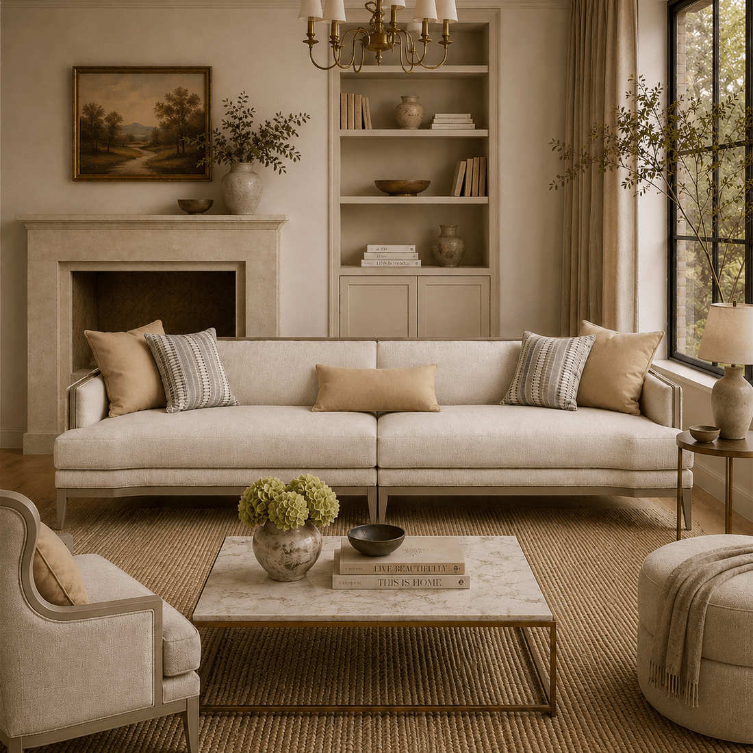 Heritage Beige XXL Sofa