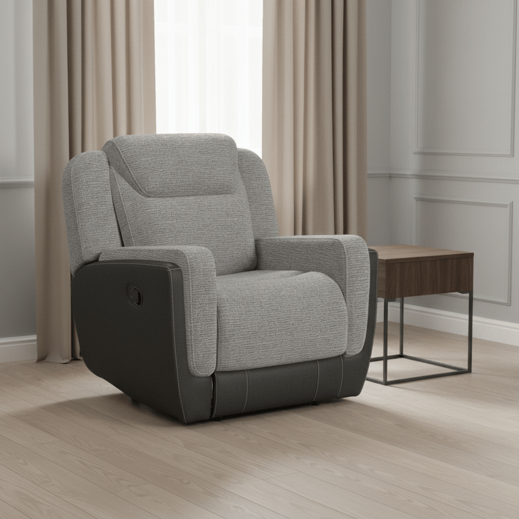 Hornet Glider Motion Recliner in Rancho Grey