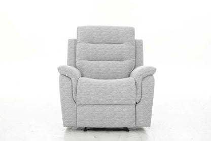 HushGlide Manual Grey Recliner