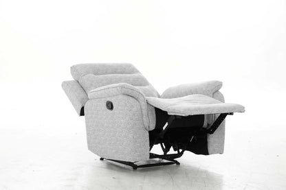 HushGlide Manual Grey Recliner