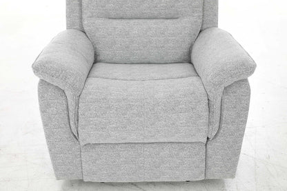 HushGlide Manual Grey Recliner