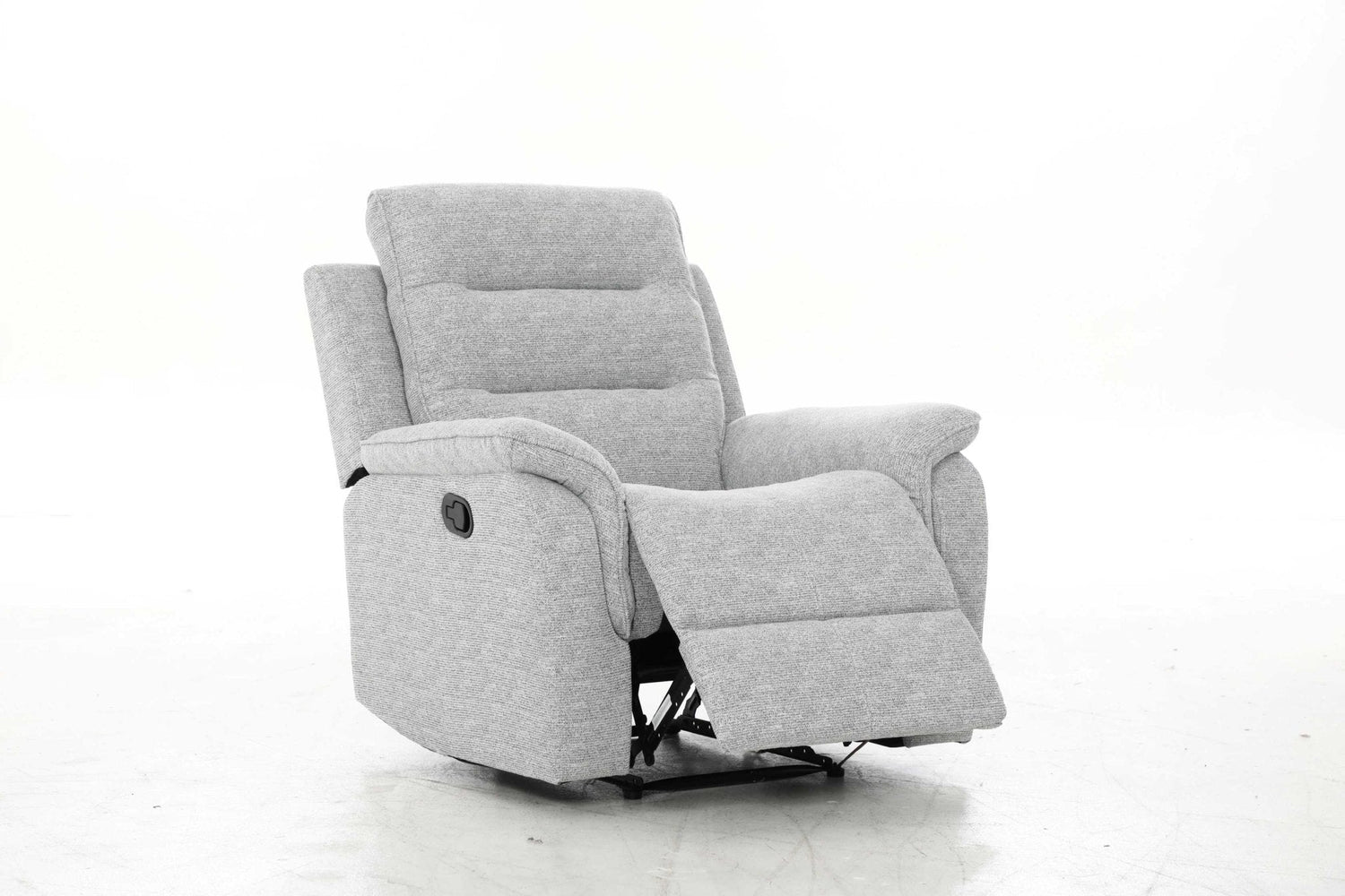 HushGlide Manual Grey Recliner