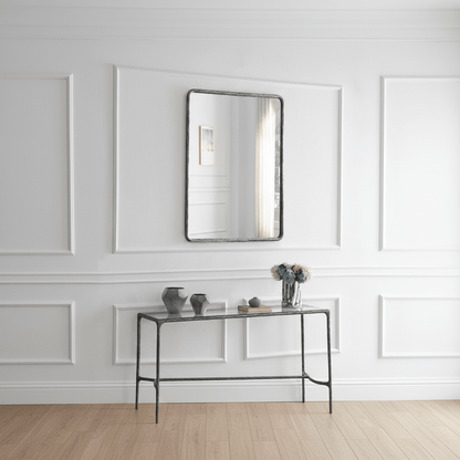 iron mirror- Silver XLarg Mirror